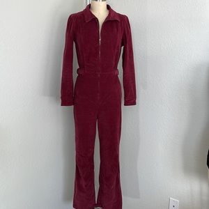 Free people jumpsuit stretchy corduroy size 4